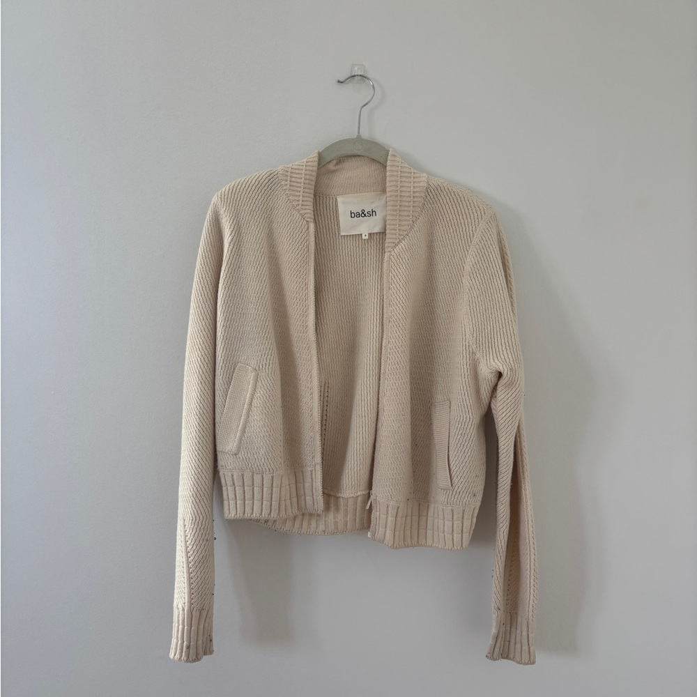 ba&sh Cream Knit Sweater